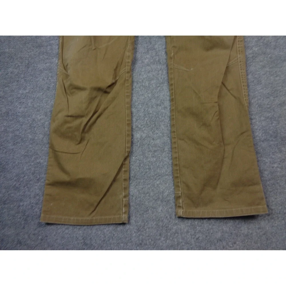 Kuhl Easy Rydr Vintage Patina Brown Stretch Gorpcore Canvas Pants 35x34 (34x33)